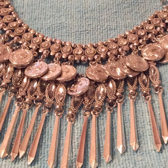 Bundle Of 3 Silver Coin Gypsy Dangle Necklaces - Picture 4 of 4